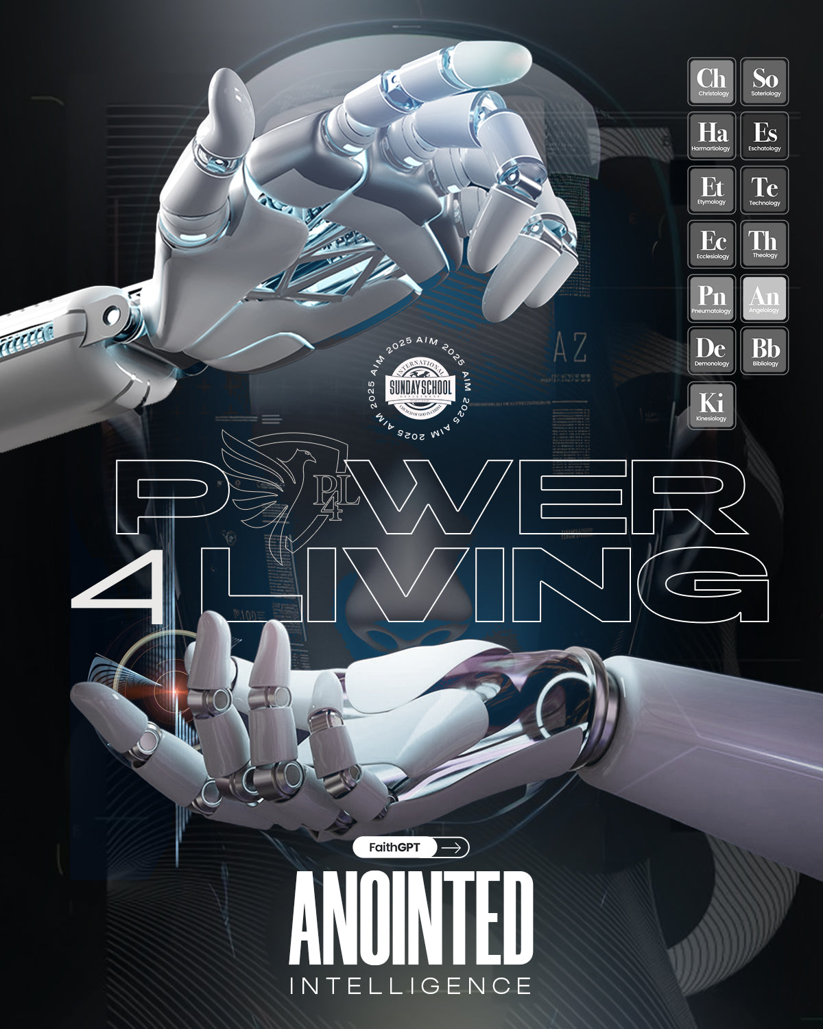 ISSD 2025 AIM P4L Graphic Tee Shirt- "Power For Living Academy"