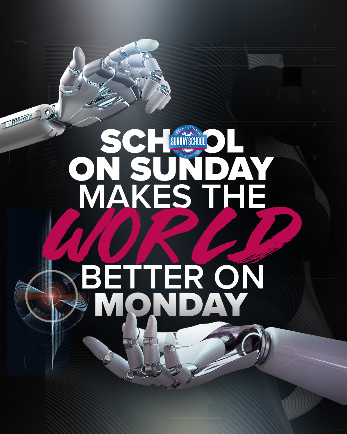 ISSD 2025 AIM P4L Graphic Tee Shirt- "School On Sunday"