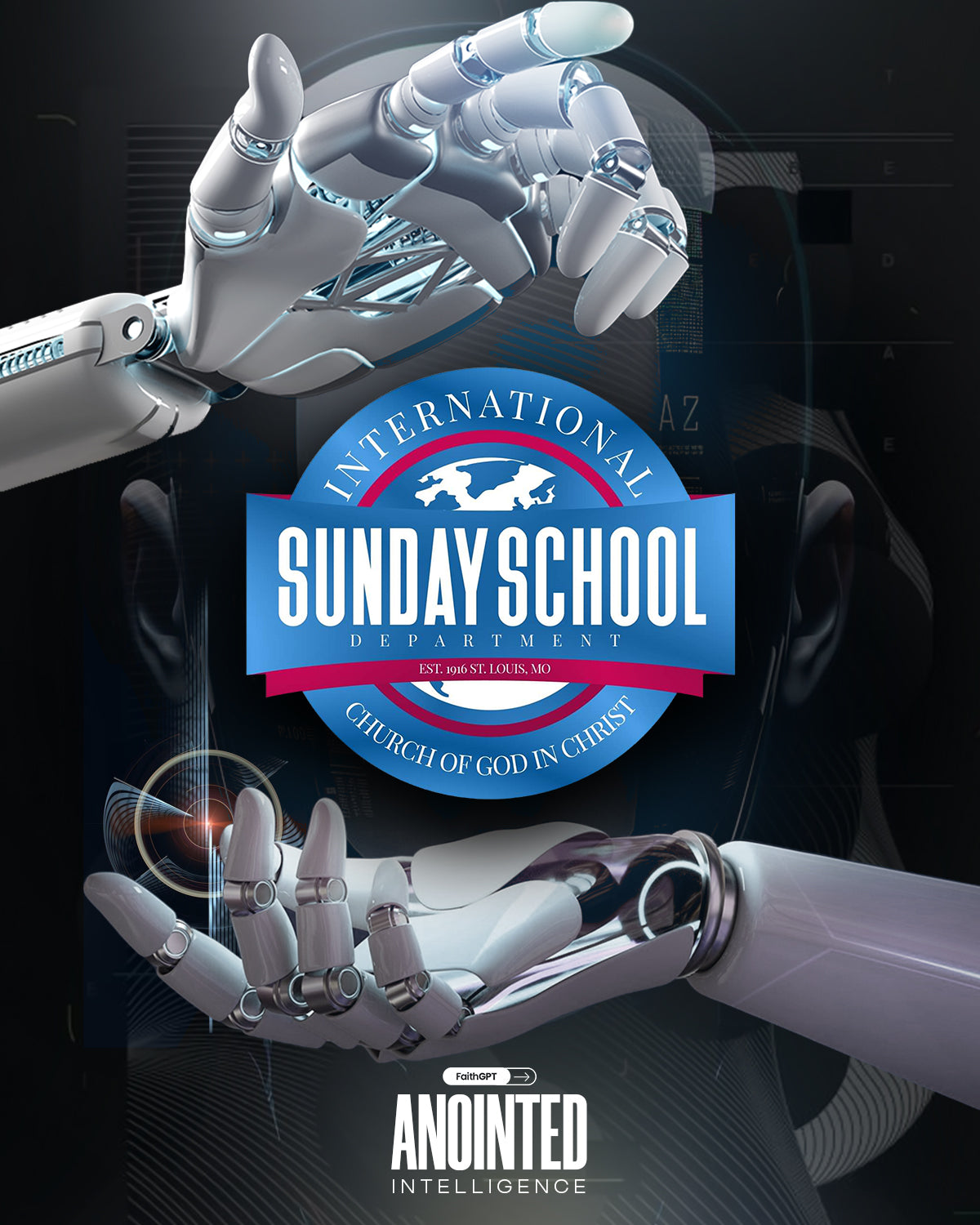 ISSD 2025 AIM P4L Graphic Tee Shirt- "Sunday School Logo"